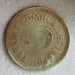 TÜRKİYE  1949    25   KURUŞ