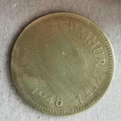 TÜRKİYE  1948    25   KURUŞ