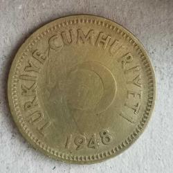 TÜRKİYE  1948    25   KURUŞ