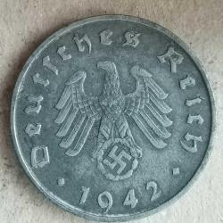 NAZİ ALMANYASI  1942 A  10 PFENNIG