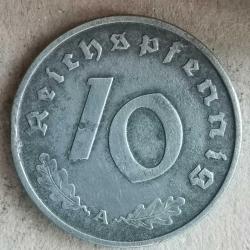NAZİ ALMANYASI  1942 A  10 PFENNIG