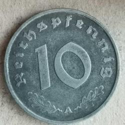 NAZİ ALMANYASI  1942 A    10 PFENNIG