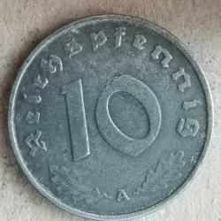 NAZİ ALMANYASI  1942 A    10 PFENNIG