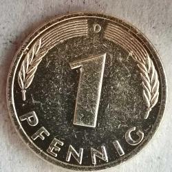 ALMANYA  1978 D   1  PFENNIG