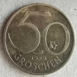 AVUSTURYA  1959    50  GROSCHEN