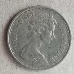 İNGİLTERE  1968  5  PENCE