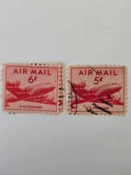 ABD   Airmail 1946-1949- Hava Yolları  Lot.2