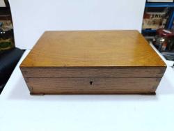 DR17---AYNALI ESKİ AHŞAP KUTU