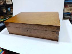 DR17---AYNALI ESKİ AHŞAP KUTU