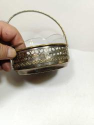 GÜMÜŞ KAPLAMA ESKİ PİRİNÇ ŞEKERLİK