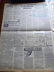 Vatan Gazetesi - Turkish Newspaper - 27 Mayıs 1962 - 27 Mayıs yazan Şevket Süreyya Aydemir Başmakale - İsmet İnönü 27 mayıs'ı yeniden yaşıyoruz - 27 Mayıs Türk Ulusu o gün ordusu ile el ele zulüm baskı ve sömürgenliğin sona erişini kutladı fotoğraf - Cemal Gürsel İsmet İnönü ile aramızda ihtilaf yoktur dedi - Ragıp Gümüşpala'nın istifası için Ege harekete geçti  - 14'lerden 6'sına yurda gelmek için izin verildi - İstanbul tekstil ve Örme sanayi işçileri sendikası başkanı Bahir Ersoy fotoğraf - atom enerji komisyonu Başkanı Dr Nuri Refet Korur gazetecilerle konuşuyor fotoğraf - atom reaktörü açılıyor - felsefesiz ihtilal yazan İhsan Ada - demek bugün 27 Mayıs yazan Oktay Akbal - İtalyan Rotary kulübünden 300 üye geliyor - Çolpan İlhan Ve Ayhan Işık avare Mustafa filminde fotoğraf - 1961 62 mevsiminde Türk sineması - Meşrutiyet kıraathanesi Yazan Rıfat Ilgaz - Üç perdelik cinayet yazan agatha christie çeviren Ülkü Tamer - Beşiktaş Altay'a 1-0 Galip - 1962 dünya şampiyonasında