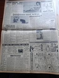 Vatan Gazetesi - Turkish Newspaper - 19 Mayıs 1962 - ne için olmasın yazan Şevket Süreyya Aydemir Başmakale - İsmet İnönü kumandanlar ile görüştü - Bugün 19 Mayıs bütün yurtta törenler yapılıyor - Başbakan İsmet İnönü 28. Tümeni gezdi - Ragıp Gümüşpala koalisyonu bozup devleti meçhul bir yöne sevk etmeyeceğiz dedi - Ticaret Bakanı İhsan Gürsan sanayicilerin yüzü yakında girecek dedi - Lebit Yurdoğlu Adalet Partisini suçladı - 5 yıllık planlı kalkınma açık oturumu dün başladı - CHP genel sekreter yardımcısı Kemal Satır oturmayan bir rejimde ihtilaller beklenebilir - siyasi suçu olmayanlar için af yok - genelkurmay Başkanı Orgeneral Cevdet Sunay Paris'e gitti - Avni Doğan bakanlıktan istifa ettim diyor - Boratav'a cevabım yazan Zeki Velidi Togan - komünist ajanı Eisenhower yazan Oktay Akbal - imparator yeğeni tiyatro oyuncusu Thien Hung fotoğraf - Üç Perdelik cinayet yazan agatha christie çeviren Ülkü Tamer Yazı Dizisi - futbolda ligin baraj düğümü bu hafta çözülüyor - Fenerbahçe