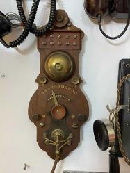 1900'lerin başı antika duvar telefonu