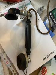 1900'lerin başı antika duvar telefonu