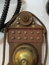 1900'lerin başı antika duvar telefonu