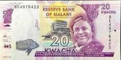 MALAWİ 20 KWACHA ÇİL