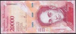 VENEZUELA 20.000 BOLİVAR 2017. ÇİL KONDİSYON.
