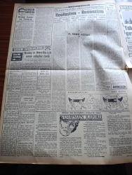 Vatan Gazetesi - Turkish Newspaper - 2 Haziran 1962 - bir saldırı karşısında benim hikayem yazan Şevket Süreyya Aydemir Başmakale - Cemal Gürsel Parti liderleri ile anlaştı - İsmet İnönü tekrar Başbakan oluyor - üçlü koalisyon muhtemel - 25 milletvekili daha Cumhuriyetçi Köylü Millet Partisinden istifa etti - Eskişehir'de facia bir jet seyircilerin önünde infilak etti 4 ölü 41 yaralı var - Dil Bayramı Karaman'da kutlanıyor - Eichman asıldı - Genelkurmay Başkanı Orgeneral Cevdet Sunay'a göre demokratik rejim bizde de yaşayacak - Ortak Pazar ve Türk İş yazan Fethi Naci - Yahudi Kasabı Eichman ölümü gayet soğukkanlılıkla karşıladı fotoğraf - dışarıdaki işçilerimiz yazan Oktay Akbal - Makarios Kennedy ile görüşecek - Üç perdelik cinayet yazan agatha christie çeviren Ülkü Tamer Yazı Dizisi - İstanbul Ankara Radyosu Programı - İtalyan futbolcularına şarap yasak edildi - Şili Dünya kupası'ndan yeni haberler - Brezilya forveti Garrincha Didi Pele Vava Zagalo foto - Hakkı Yeten rakipsiz kaldı