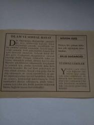 26 Mart 1995-Orijinal Takvim Yaprağı-Doğum Günü-Söz,Nişan,Nikâh,Düğün ve Önemli Günler Hediyesi-Fatih Hak ve Hizmet Vakfı-Ayet/Hadis(Hadis/Müslim)-İslam ve Sosyal Hayat-Sözün Özü-Yüzdeki Lekeler