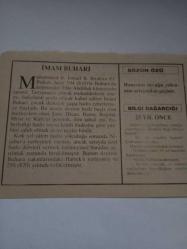 28 Mart 1995-Orijinal Takvim Yaprağı-Doğum Günü-Söz,Nişan,Nikâh,Düğün ve Önemli Günler Hediyesi-Fatih Hak ve Hizmet Vakfı-Ayet/Hadis(Azhab:1)-İmam Buhari-Sözün Özü-25 Yıl Önce