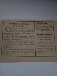 31 Mart 1995-Orijinal Takvim Yaprağı-Doğum Günü-Söz,Nişan,Nikâh,Düğün ve Önemli Günler Hediyesi-Fatih Hak ve Hizmet Vakfı-Ayet/Hadis(Bezzar)-Demirel Sözünde Durur mu?-Rus Atasözü-Cips,Düşük Yaptırıyor