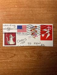 4 adet Damgalı Amerikan Pulları / 2007 , 2002 ve 2024 Yıllarına Ait Amerika Birleşik Devletleri Pulları