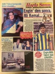 HAFTA SONU GAZETESİ DOĞUM GÜNÜ HEDİYESİ  ( Turkish Newspaper ) - 24 KASIM 1978 -TAM TAKIM 12 SAYFADIR -Zerrin eğeliler-Erhan Tünay-Tuto Karaca-Cengiz Polatkan-Tarık Akan-İrina-Türkan Şoray-Gönül Kutlu-Engin Ali Kemal-Necla Nazır-Ayşe Mine-Kadir İnanır-Füsun Önal-Hülya Tuğlu-Fatma Girik-Sevim Tuna-Sevda Karaca-Sezen Aksu-Adnan Şenses-Güzide Kasacı-Perran Şensoy-Cüneyt Arkın-Elia Kazan-Filiz Akın-Bülent Ersoy-Fatoş Taner-Nilgün Atılgan-Nihat Ziyalan-Gülriz Sururi-Engin Cezzar-Tarık Akan’ın Moskova’daki gizli sevgilisi-Güzel İrina ben hayatımda böyle erkek tanımadım diyor-İrina Türkan Şoray’a kendini çok yakın buldu-Avrupalı yıldızların paylaşamadıkları erkek-Milli Takım kampında ikinci skandal-Engin’den sonra Ali Kemal-Yeni olayın yeni kahramanı ve dertli eşi-Bir aşk transferi-Mutluluğu küllerin arasında bulduk-F.B. Elif Pektaş’ın şans yolunu açtı-Vatan kurtaran aslan-Allah beni Fatma Girik’ten korudu-Bir apartman parası yiyen hastalık-Sezen Aksu’nun intiharı-Damat bey hesap veriyor-İkin