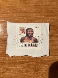 1 Adet 2024 Yılı Damgalı Fransa Pulu