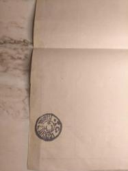 Çok Nadir: Osmanlıca Türk Hava Yolları Belgesi - Merkezi Savcılık Onaylı Arka Yüz!