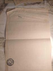 Çok Nadir: Osmanlıca Türk Hava Yolları Belgesi - Merkezi Savcılık Onaylı Arka Yüz!