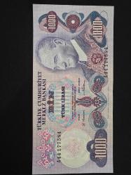 6.EMİSYON 1000 BİN TÜRK LİRASI KAĞIT PARA A44 177584 ÇİL