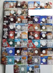 Tc madeniler için  16 adet ( BOŞ ) özel folder