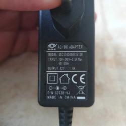 GSP 12V 1A Modem ve Arduino Uyumlu Plastik Kasa Priz Tipi Adaptörü