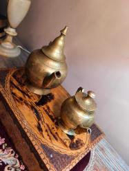 Antika Pirinç Demlik