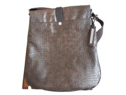 Benetton deri evrak postacı çantası