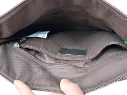 Benetton deri evrak postacı çantası