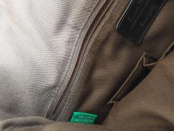 Benetton deri evrak postacı çantası