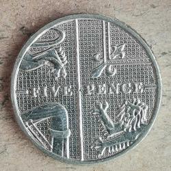 İNGİLTERE   2011    5 PENCE