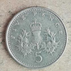 İNGİLTERE   1996    5 PENCE