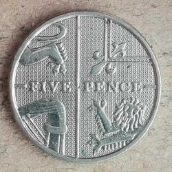 İNGİLTERE   2009    5 PENCE
