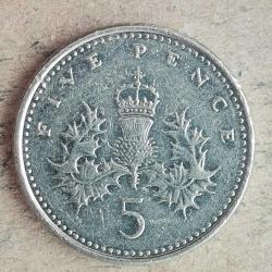 İNGİLTERE   2004    5 PENCE