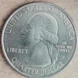 AMERİKA  2020 D   ÇEYREK DOLAR  25 CENT HATIRA Güzel Amerika Çeyrekleri - Marsh-Billings-Rockefeller