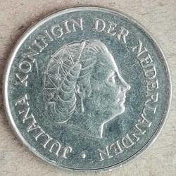 HOLLANDA  1969  25 CENT