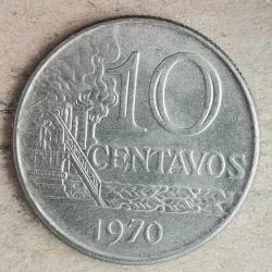 BREZİLYA  1970  10 CENTAVOS