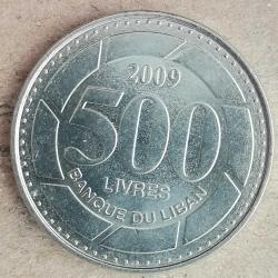 LÜBNAN  2009  500 LIVRES