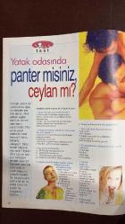 CAFE PAZAR  MAGAZİN DERGİSİ - SAYI : 1 - 16 KASIM 1997 - İZEL - AKIN - YEŞİM SALKIM - DEBORAH CAPRIOGLIO - JENNIFER DRIVER - NİLÜFER - KÜRŞAT BAŞAR  KAPAK KONUSU: İZEL “AŞK KAVGALI OLMALI” – TEST: YATAK ODASINDA PANTER MİSİNİZ CEYLAN MI? – SAĞLIK: ŞİŞMAN KADINLAR DAHA GERGİN – ZOOM: AKIN FRANSA YOLLARINDA - İZEL - FUSUN DEDE - MERCEDES-BENZ (A-SERİSİ)  TEST: YATAK ODASINDA PANTER MİSİNİZ, CEYLAN MI? – YAĞMURDA OTOMOBİL KULLANMAK – MERCEDES A-SERİSİ GÜVENLİK TESTİ - TEST: YATAK ODASINDA PANTER MİSİNİZ, CEYLAN MI?- YAĞMURDA OTOMOBİL KULLANMAK – YAZAN: FUSUN DEDE- MERCEDES A-SERİSİ GÜVENLİK TESTİ – REUTERS HABERİ  - 30 SAYFA