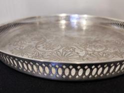 Efsane Pirinç Üzeri Gümüş Tepsi