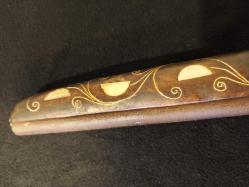 Sedefli Baltalı Piştov Silah