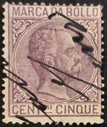 +++ İTALYA FİSKAL      1878   5C   - DAMGALI