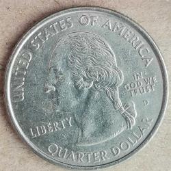 AMERİKA  2001 D    25 CENT  ÇEYREK DOLAR  HATIRA  50 Eyalet Çeyreklikleri - New York